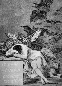 Il sonno della ragione genera mostri - Goya